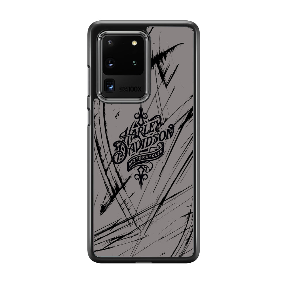 Harley Davidson Grey Claw Mark Samsung Galaxy S20 Ultra Case