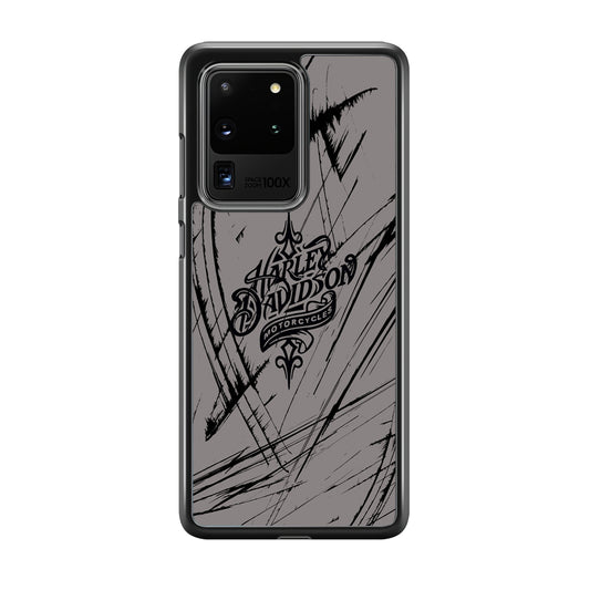 Harley Davidson Grey Claw Mark Samsung Galaxy S20 Ultra Case