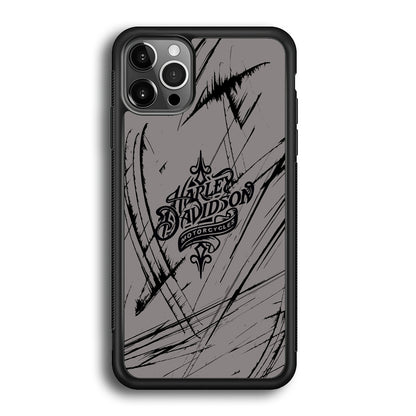 Harley Davidson Grey Claw Mark iPhone 12 Pro Case