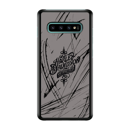 Harley Davidson Grey Claw Mark Samsung Galaxy S10 Plus Case