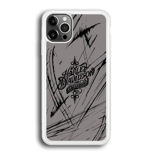 Harley Davidson Grey Claw Mark iPhone 12 Pro Case