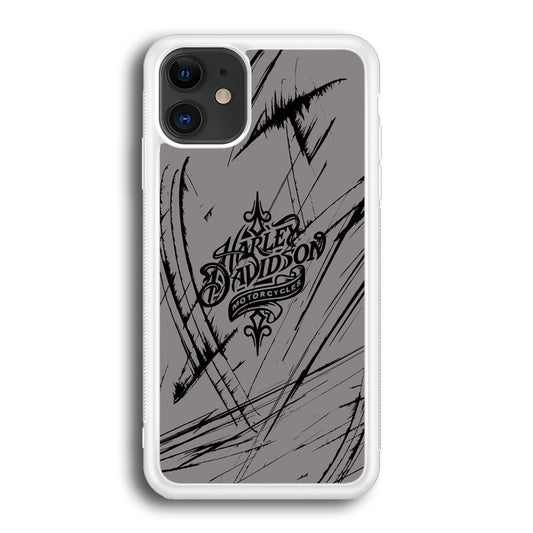 Harley Davidson Grey Claw Mark iPhone 12 Case