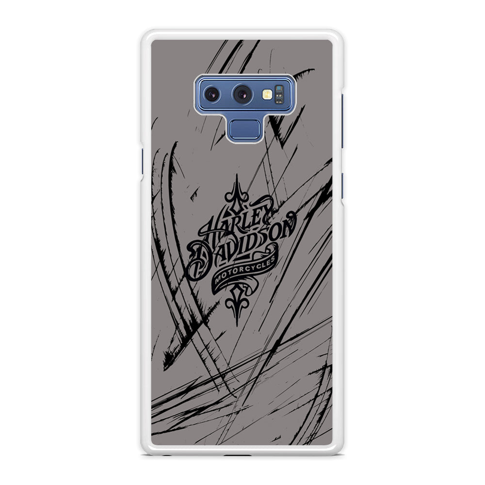 Harley Davidson Grey Claw Mark Samsung Galaxy Note 9 Case