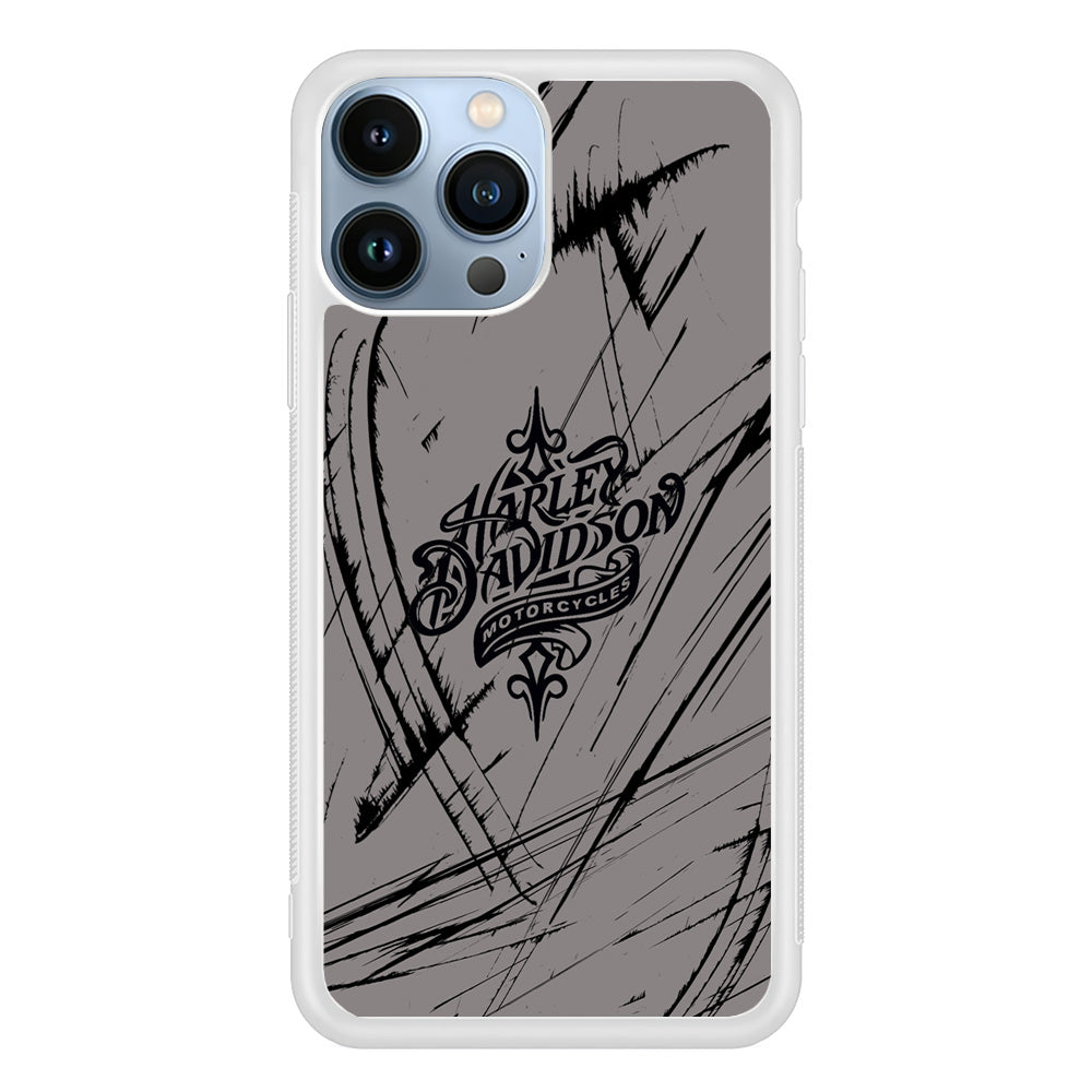 Harley Davidson Grey Claw Mark iPhone 13 Pro Max Case