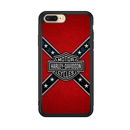 Harley Davidson Pride Logo Stripe Belt iPhone 8 Plus Case