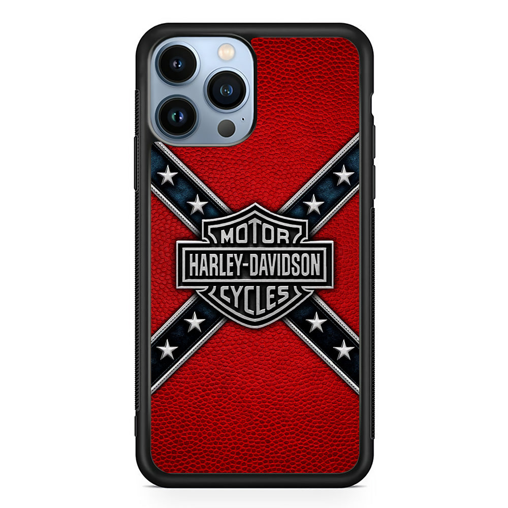 Harley Davidson Pride Logo Stripe Belt iPhone 13 Pro Max Case