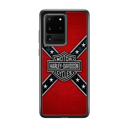 Harley Davidson Pride Logo Stripe Belt Samsung Galaxy S20 Ultra Case