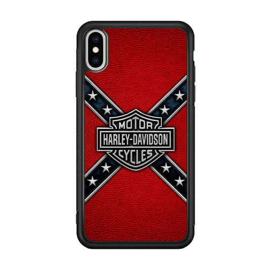 Harley Davidson Pride Logo Stripe Belt iPhone XS Case
