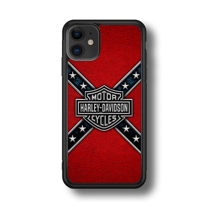 Harley Davidson Pride Logo Stripe Belt iPhone 11 Case
