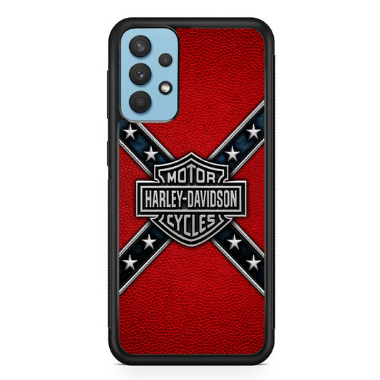 Harley Davidson Pride Logo Stripe Belt Samsung Galaxy A32 Case