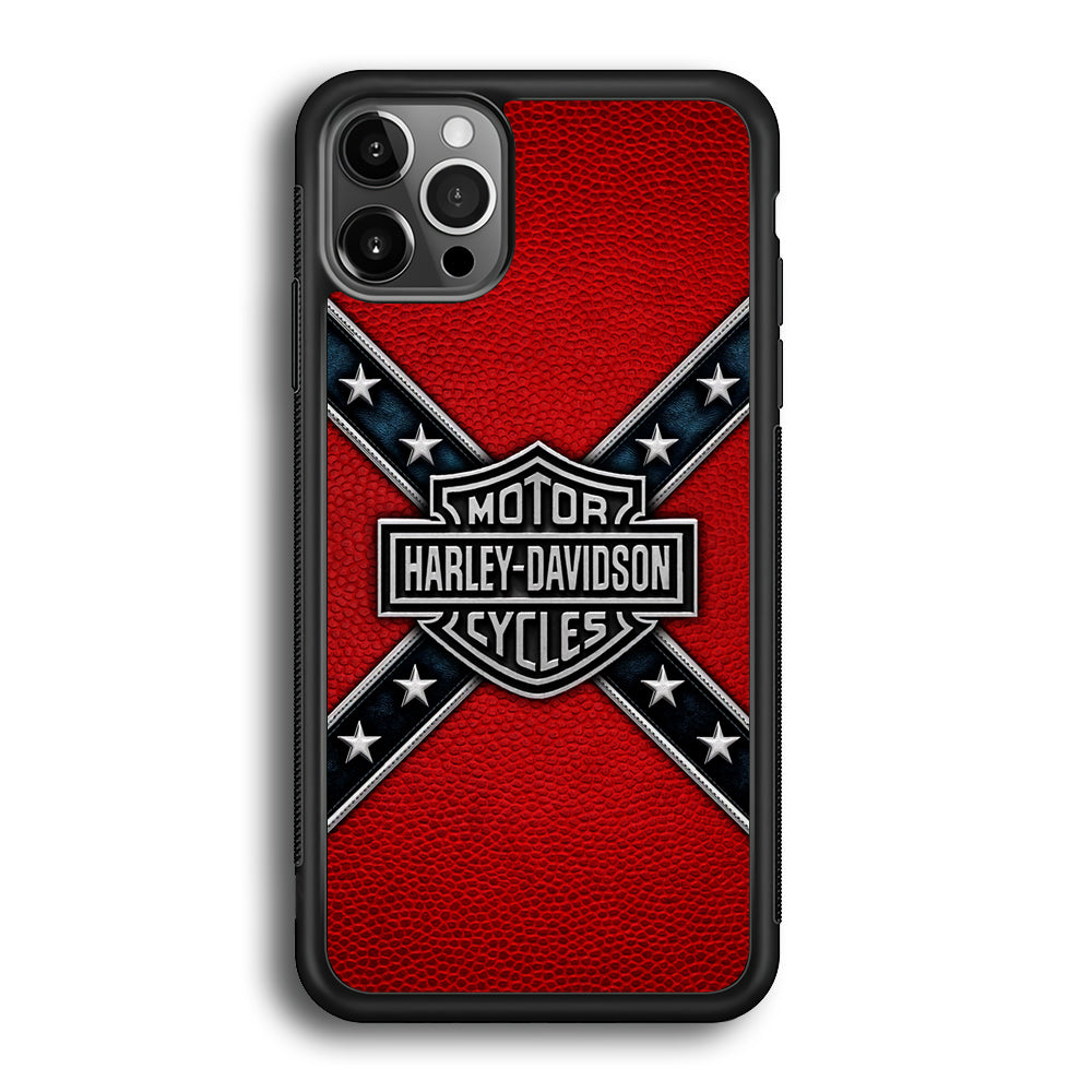 Harley Davidson Pride Logo Stripe Belt iPhone 12 Pro Case