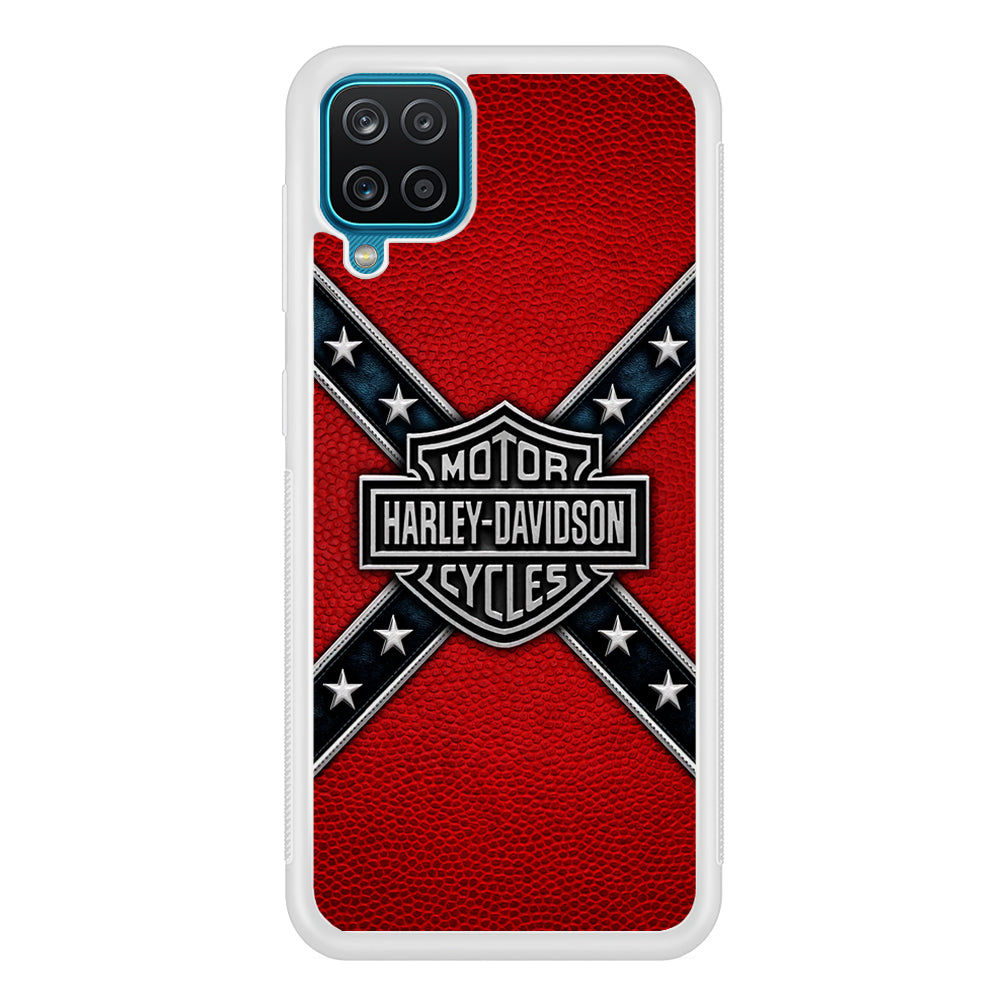 Harley Davidson Pride Logo Stripe Belt Samsung Galaxy A12 Case