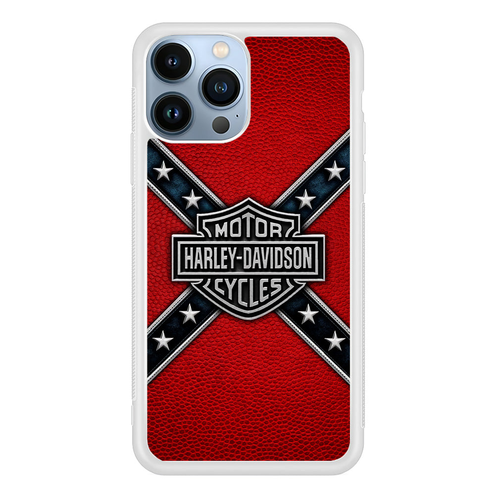 Harley Davidson Pride Logo Stripe Belt iPhone 13 Pro Max Case