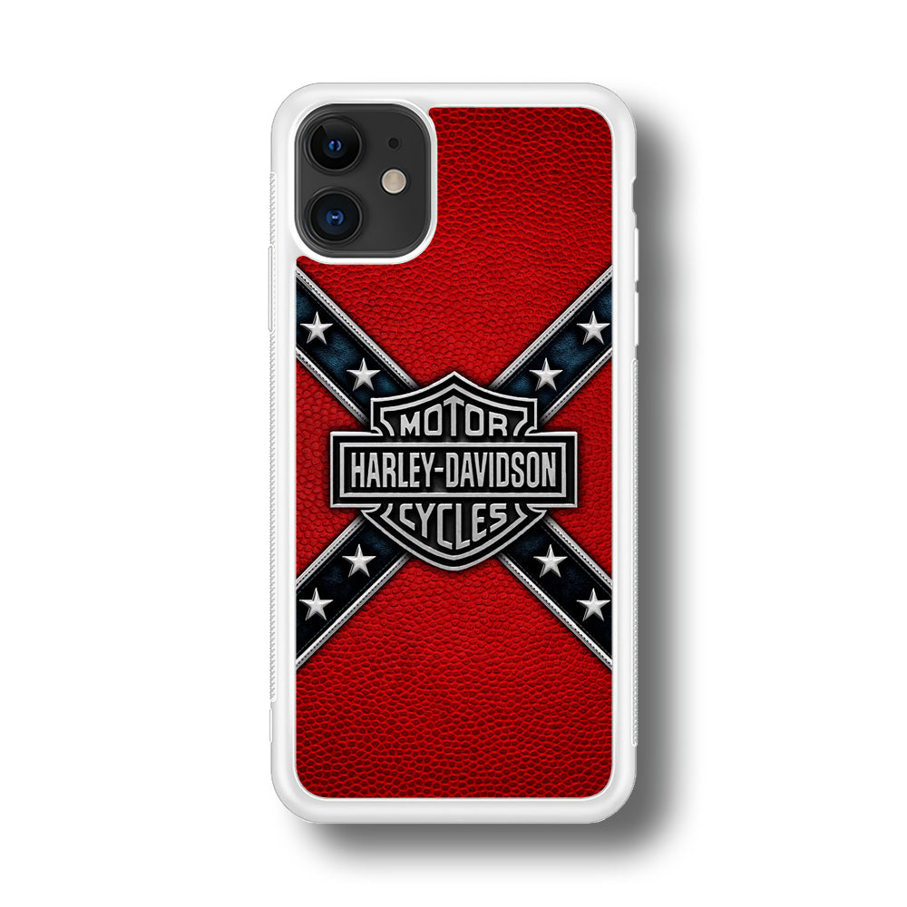 Harley Davidson Pride Logo Stripe Belt iPhone 11 Case