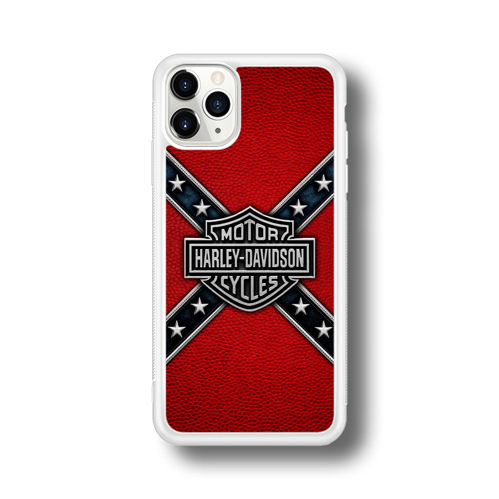 Harley Davidson Pride Logo Stripe Belt iPhone 11 Pro Max Case