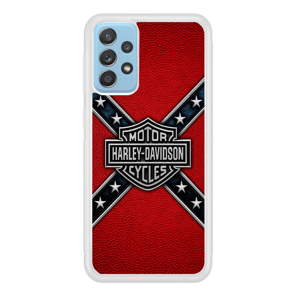 Harley Davidson Pride Logo Stripe Belt Samsung Galaxy A52 Case