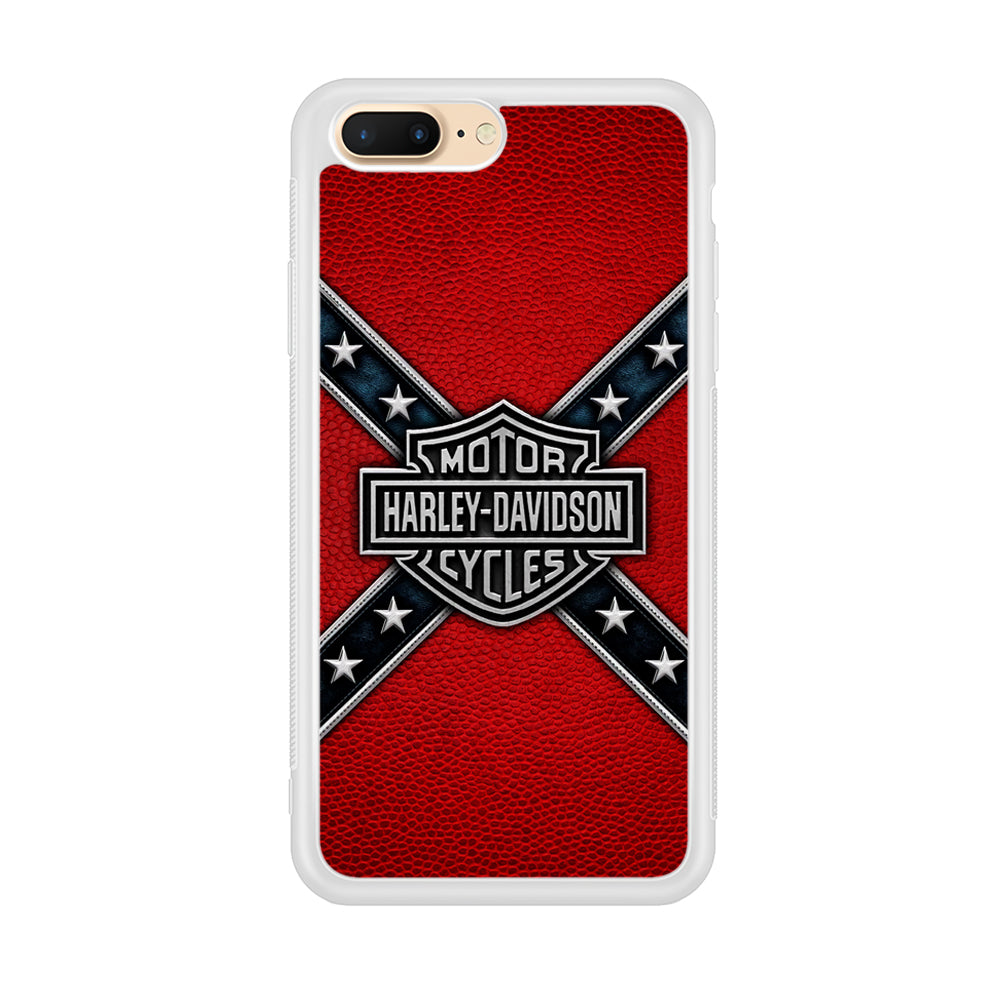 Harley Davidson Pride Logo Stripe Belt iPhone 8 Plus Case