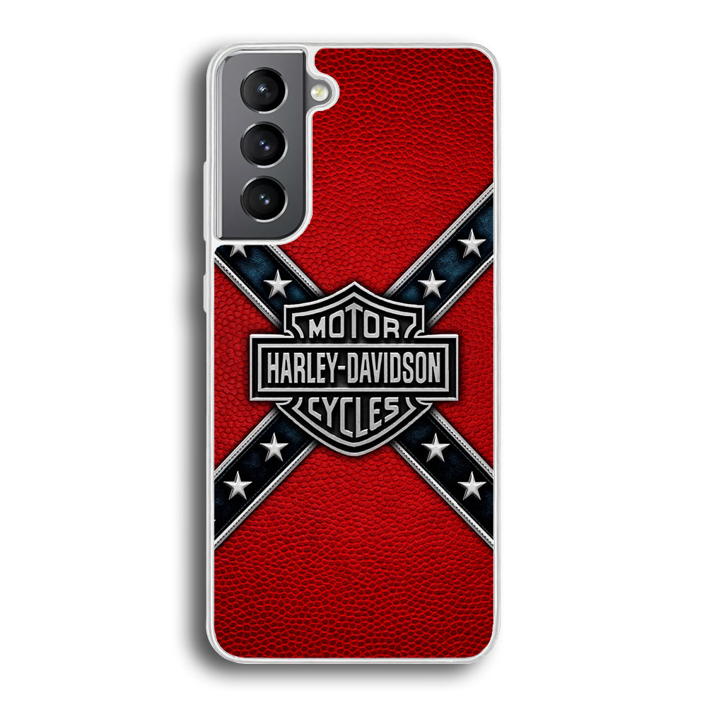 Harley Davidson Pride Logo Stripe Belt Samsung Galaxy S21 Plus Case