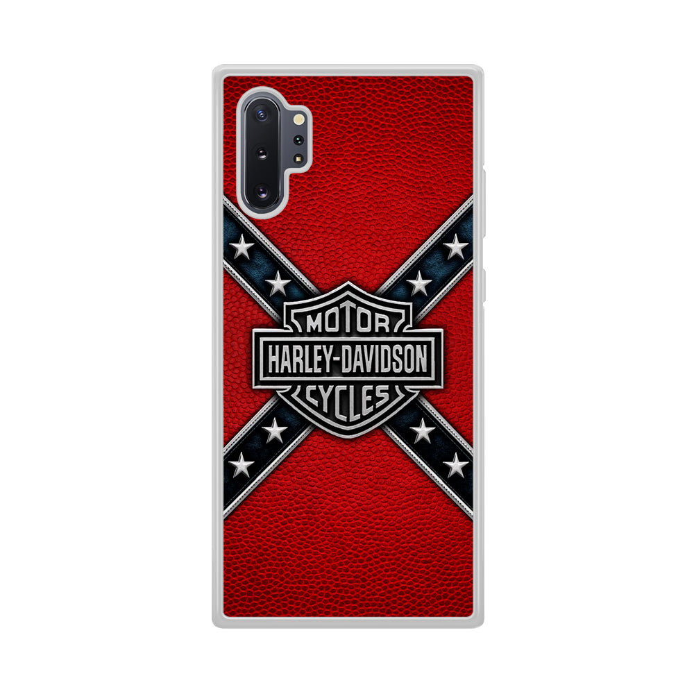 Harley Davidson Pride Logo Stripe Belt Samsung Galaxy Note 10 Plus Case