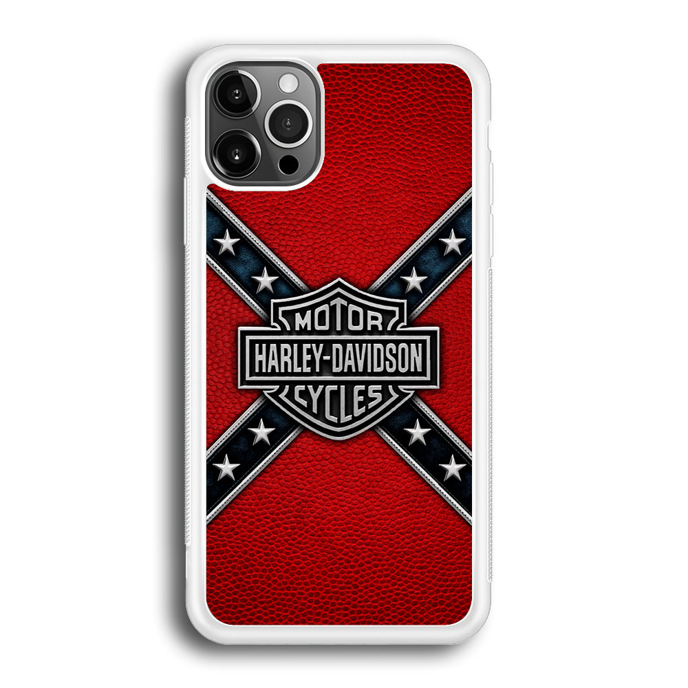 Harley Davidson Pride Logo Stripe Belt iPhone 12 Pro Case