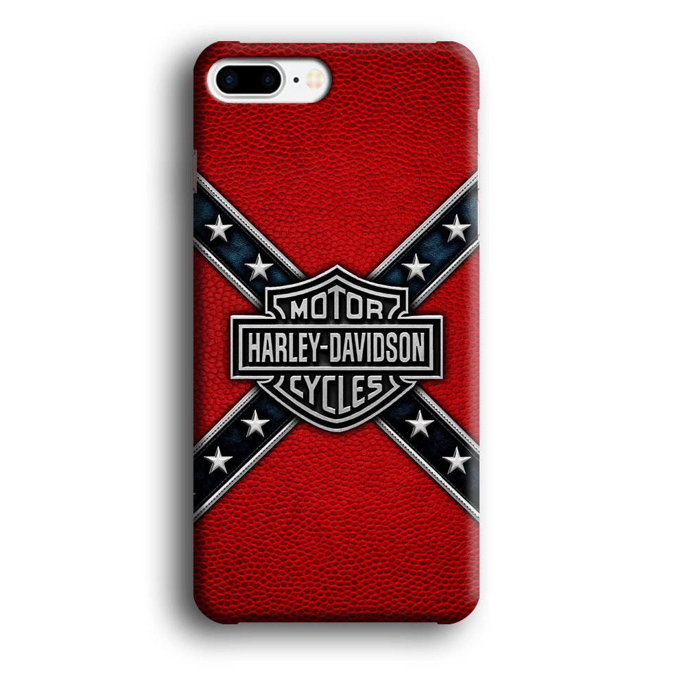 Harley Davidson Pride Logo Stripe Belt iPhone 8 Plus Case