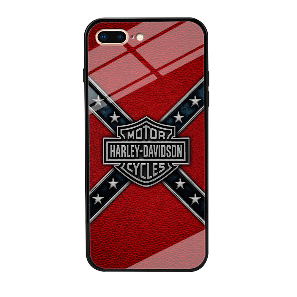 Harley Davidson Pride Logo Stripe Belt iPhone 8 Plus Case