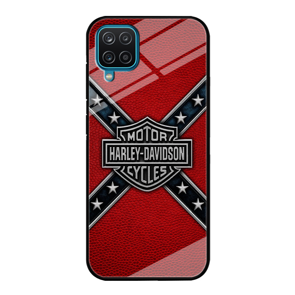 Harley Davidson Pride Logo Stripe Belt Samsung Galaxy A12 Case