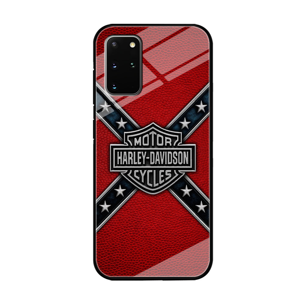 Harley Davidson Pride Logo Stripe Belt Samsung Galaxy S20 Plus Case