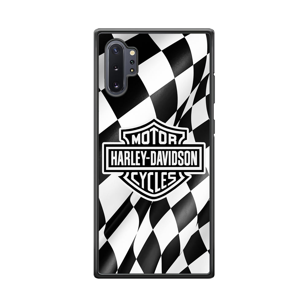 Harley Davidson Race Flag Emblem Samsung Galaxy Note 10 Plus Case