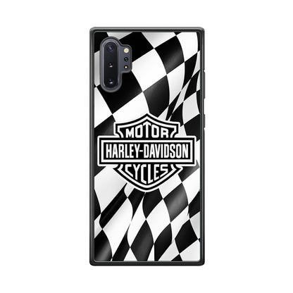 Harley Davidson Race Flag Emblem Samsung Galaxy Note 10 Plus Case