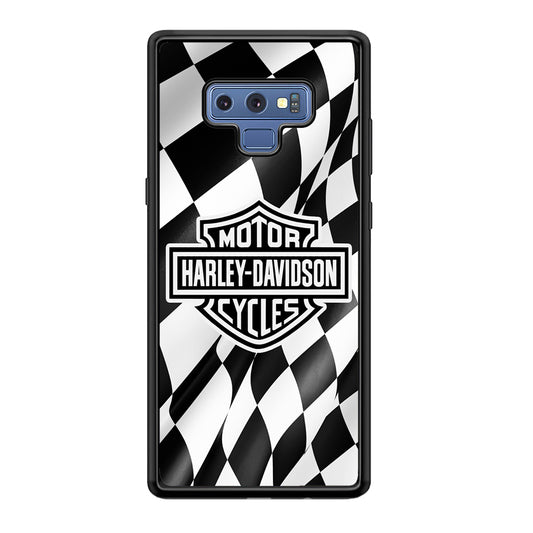 Harley Davidson Race Flag Emblem Samsung Galaxy Note 9 Case