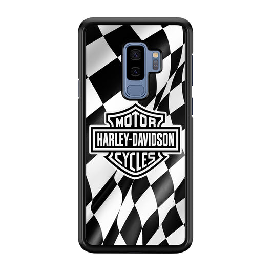 Harley Davidson Race Flag Emblem Samsung Galaxy S9 Plus Case