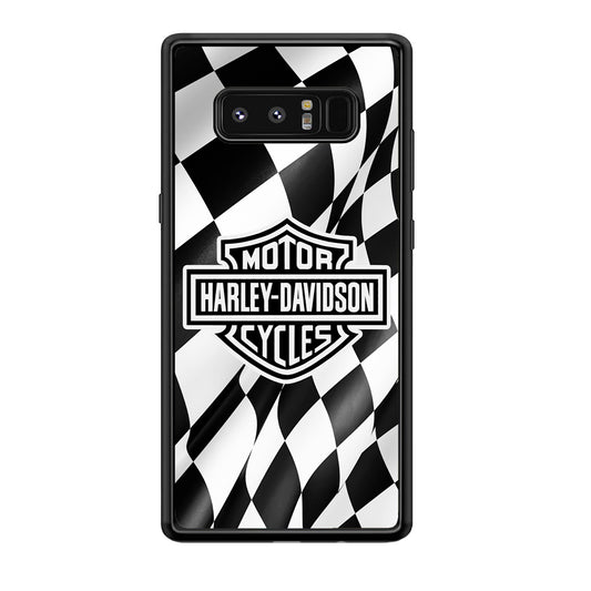 Harley Davidson Race Flag Emblem Samsung Galaxy Note 8 Case