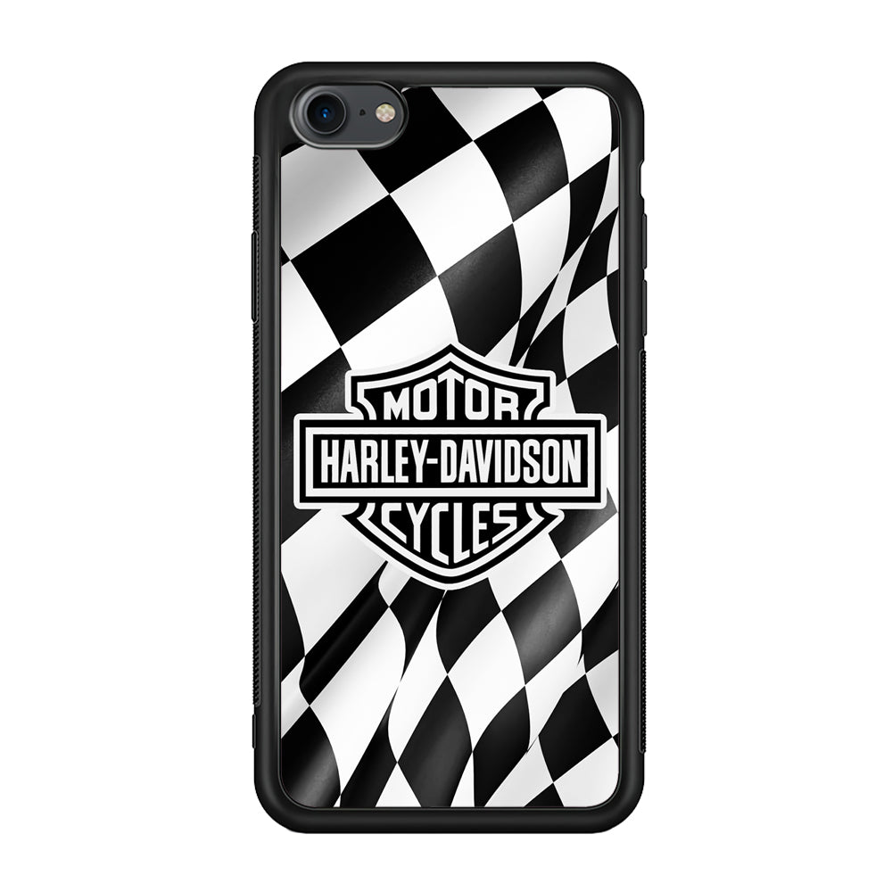 Harley Davidson Race Flag Emblem iPhone 7 Case