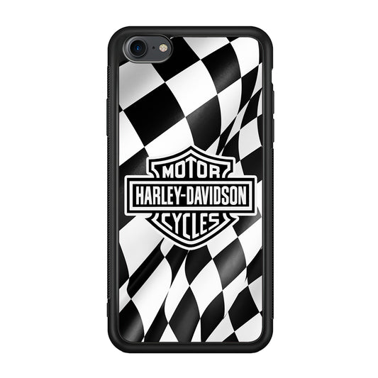 Harley Davidson Race Flag Emblem iPhone 7 Case