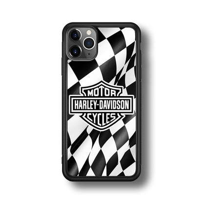 Harley Davidson Race Flag Emblem iPhone 11 Pro Max Case