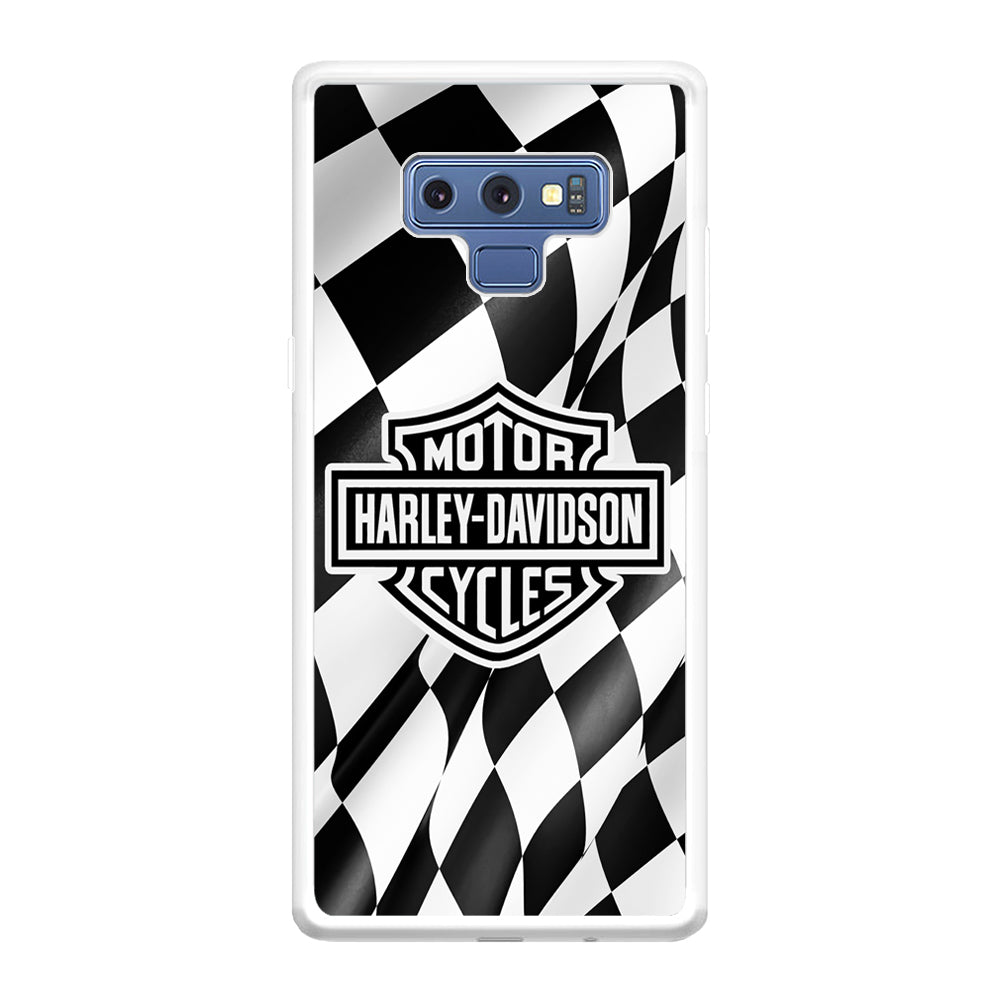 Harley Davidson Race Flag Emblem Samsung Galaxy Note 9 Case