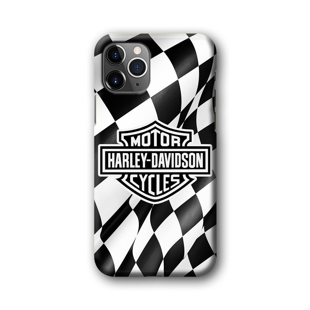 Harley Davidson Race Flag Emblem iPhone 11 Pro Max Case