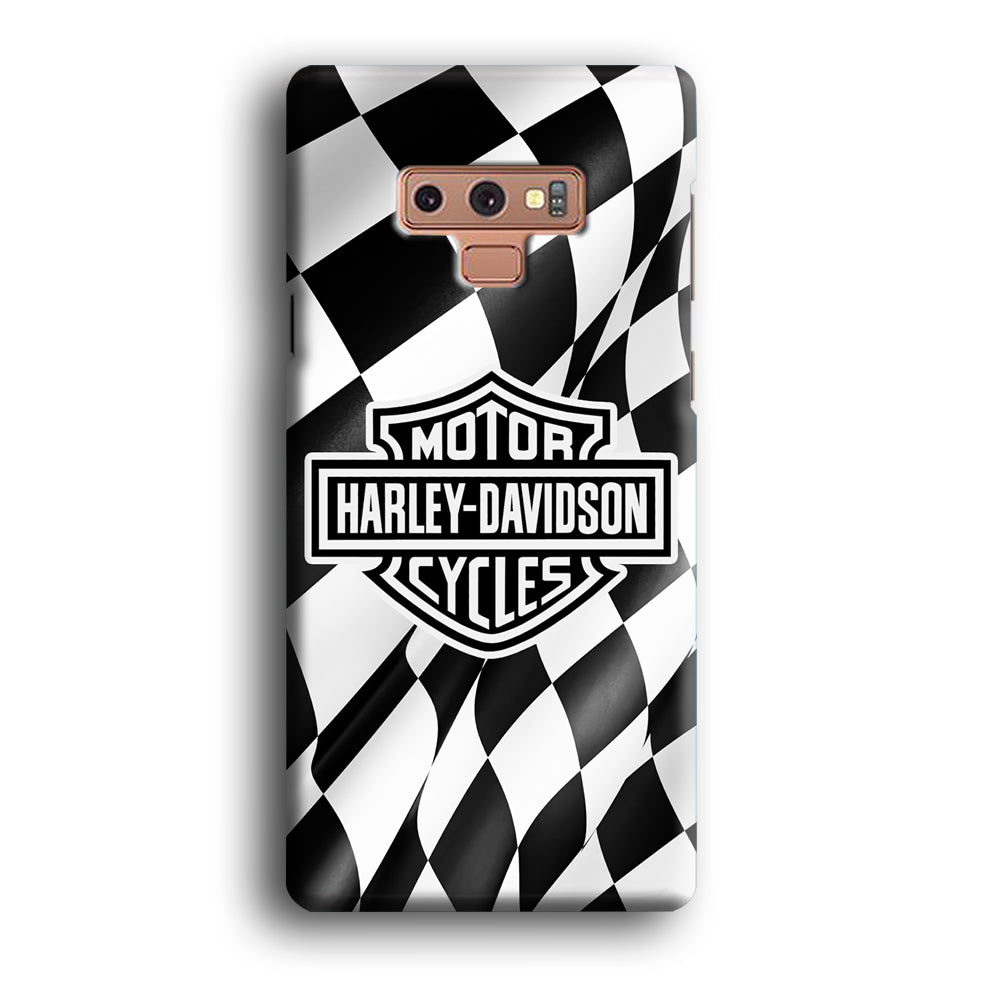 Harley Davidson Race Flag Emblem Samsung Galaxy Note 9 Case