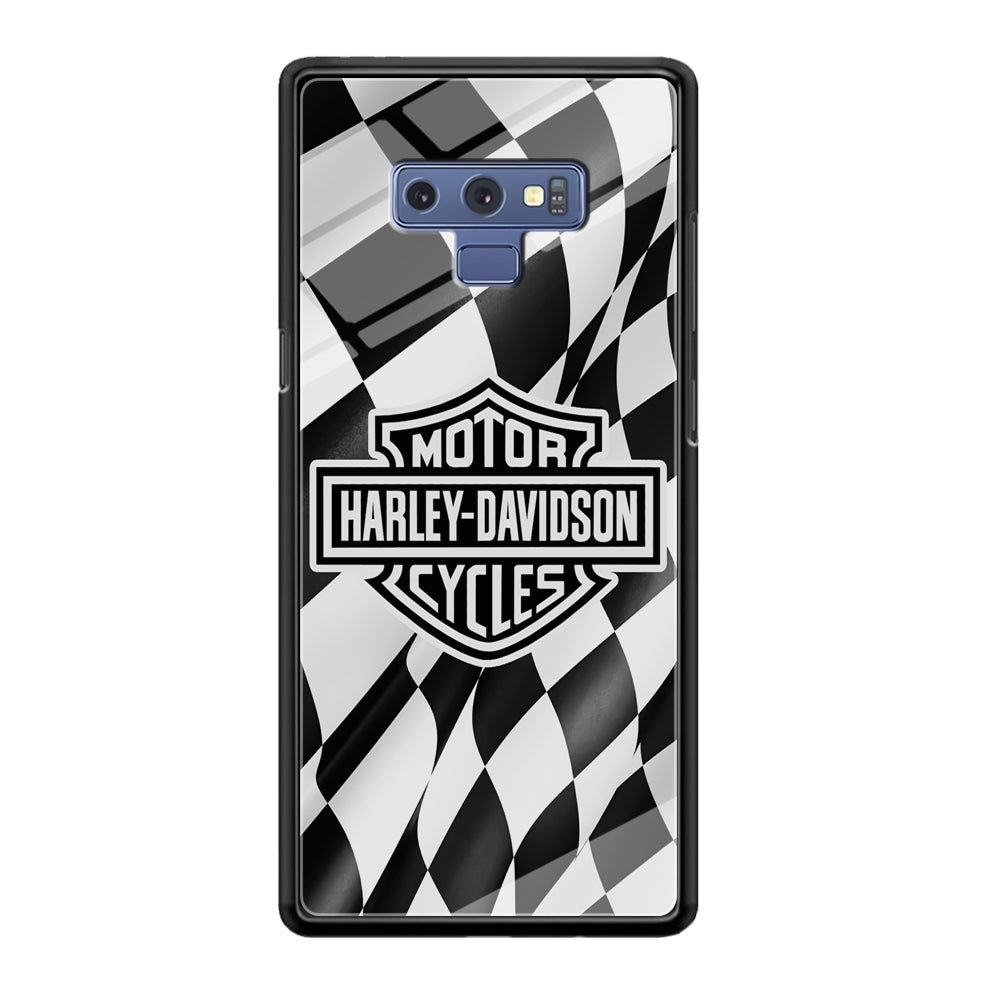 Harley Davidson Race Flag Emblem Samsung Galaxy Note 9 Case