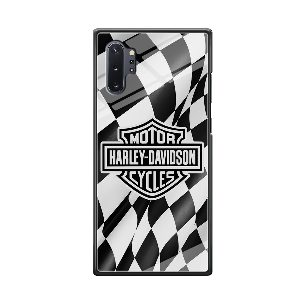 Harley Davidson Race Flag Emblem Samsung Galaxy Note 10 Plus Case