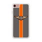 Harley Davidson Wings Logo Orange Grey Stripe Colour iPhone 7 Case
