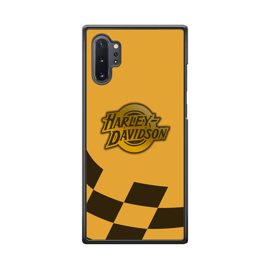 Harley Davidson Gold Logo Flag Racing Samsung Galaxy Note 10 Plus Case