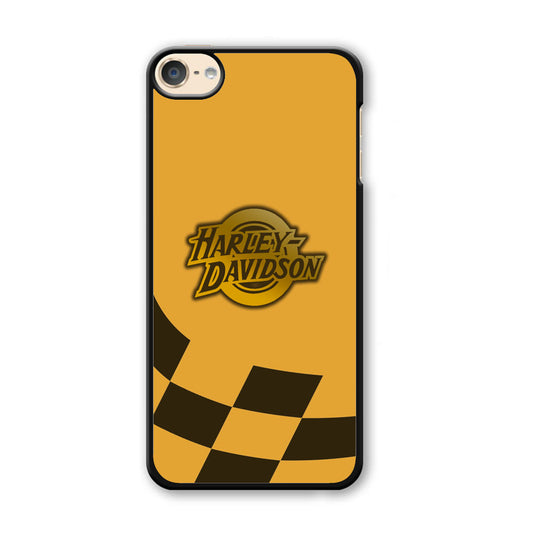 Harley Davidson Gold Logo Flag Racing iPod Touch 6 Case - Ezzystore