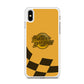 Harley Davidson Gold Logo Flag Racing iPhone Xs Case