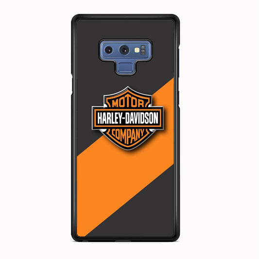 Harley Davidson Logo Stripe Yellow Samsung Galaxy Note 9 Case