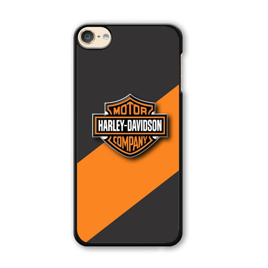 Harley Davidson Logo Stripe Yellow iPod Touch 6 Case - Ezzystore