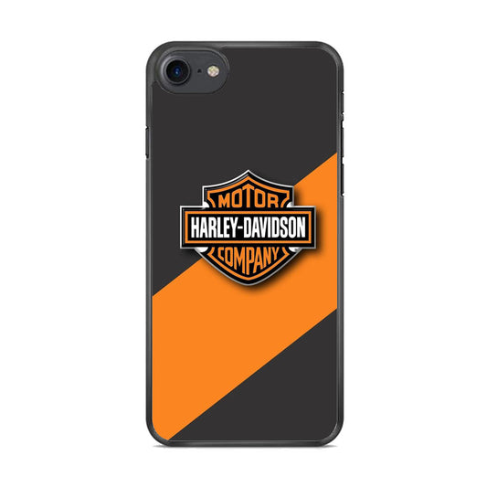 Harley Davidson Logo Stripe Yellow iPhone 7 Case