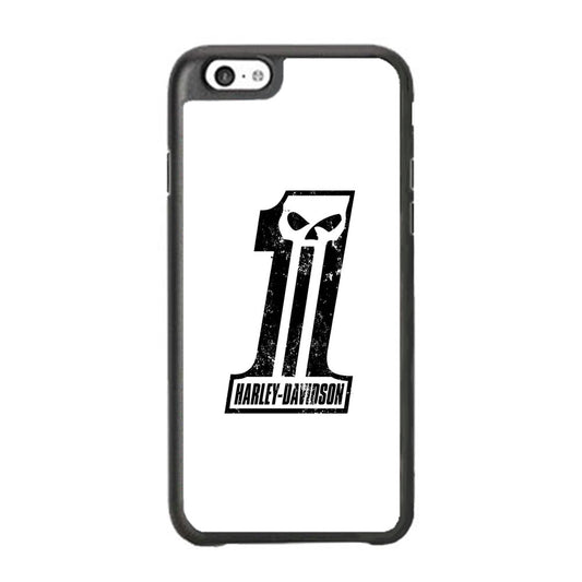 Harley Davidson White Number Skull iPhone 6 Plus | 6s Plus Case