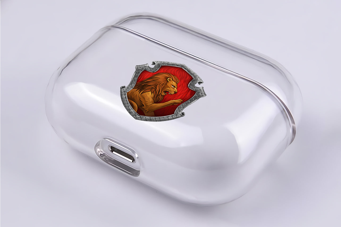 Harry Potter Gryffindor Tiger Protective Clear Case Cover For Apple AirPod Pro